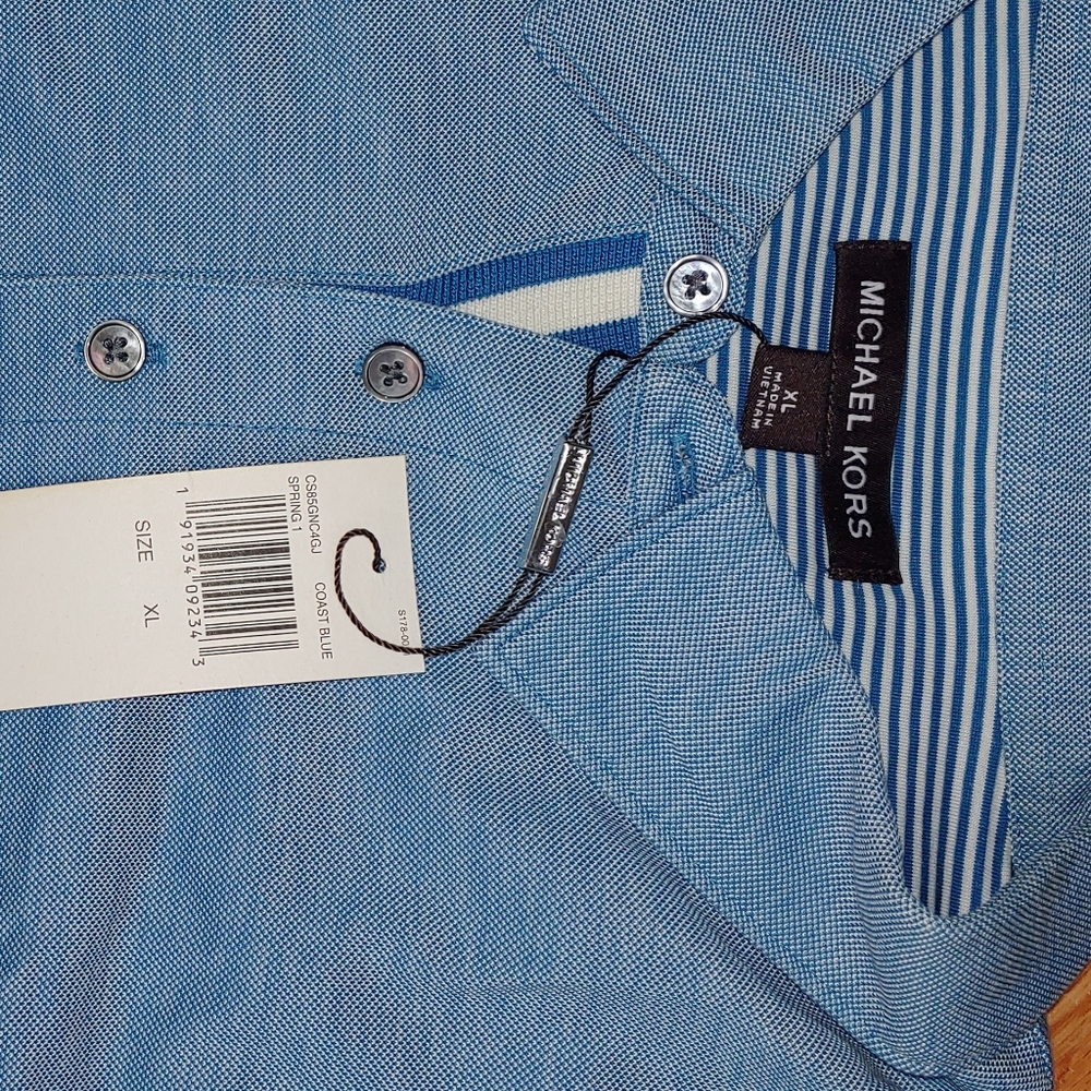 Cheap NWT Michael Kors XL mens polo shirt